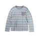 A Grey Long Sleeve T Shirts from Crewcuts in size 4T for boy. (Front View)