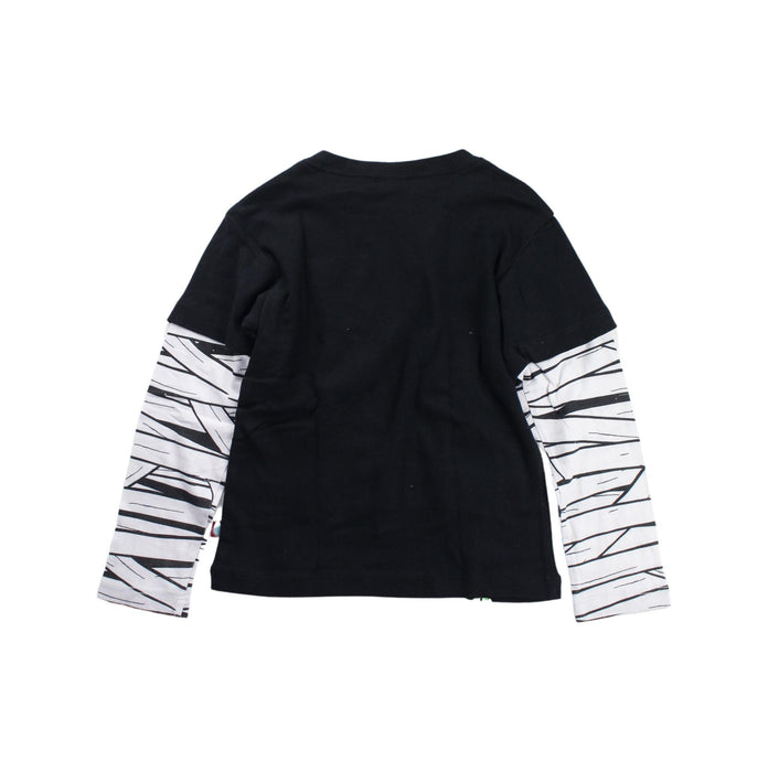 A Black Long Sleeve T Shirts from City Threads in size 4T for boy. (Back View)