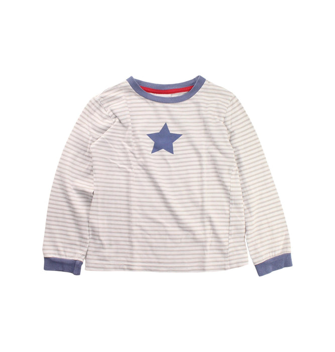 A Grey Pyjama Sets from The Little White Company in size 4T for boy. (Front View)
