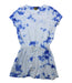 A Blue Short Sleeve Dresses from Polo Ralph Lauren in size 8Y for girl. (Front View)