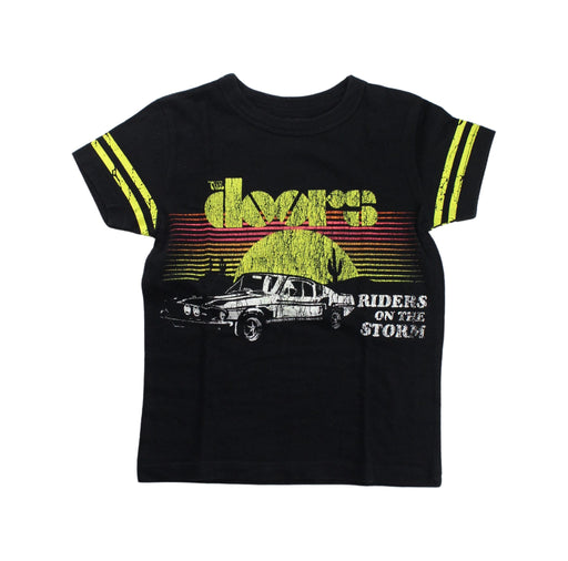 A Black Short Sleeve T Shirts from Crewcuts in size 4T for boy. (Front View)