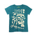 A Green Short Sleeve T Shirts from Crewcuts in size 4T for boy. (Front View)