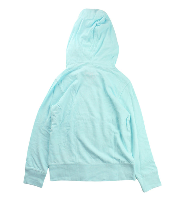 A Blue Hooded Sweatshirts from Crewcuts in size 4T for neutral. (Back View)