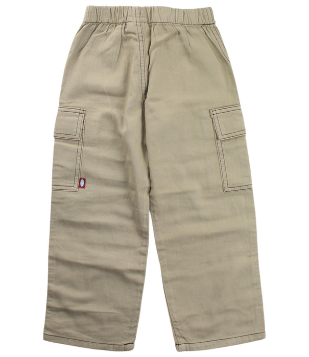 A Beige Casual Pants from City Threads in size 4T for boy. (Back View)