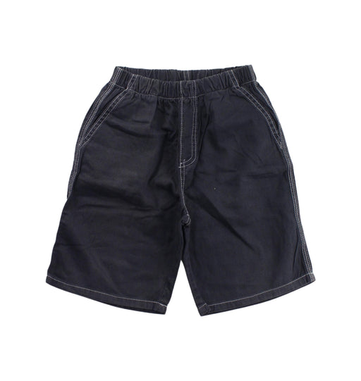 A Navy Shorts from City Threads in size 4T for boy. (Front View)
