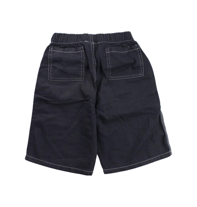 A Navy Shorts from City Threads in size 4T for boy. (Back View)