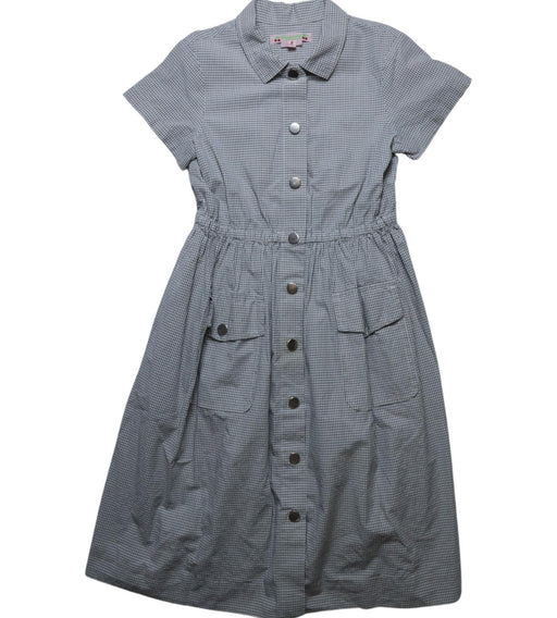 A Grey Short Sleeve Dresses from Bonpoint in size 6T for girl. (Front View)
