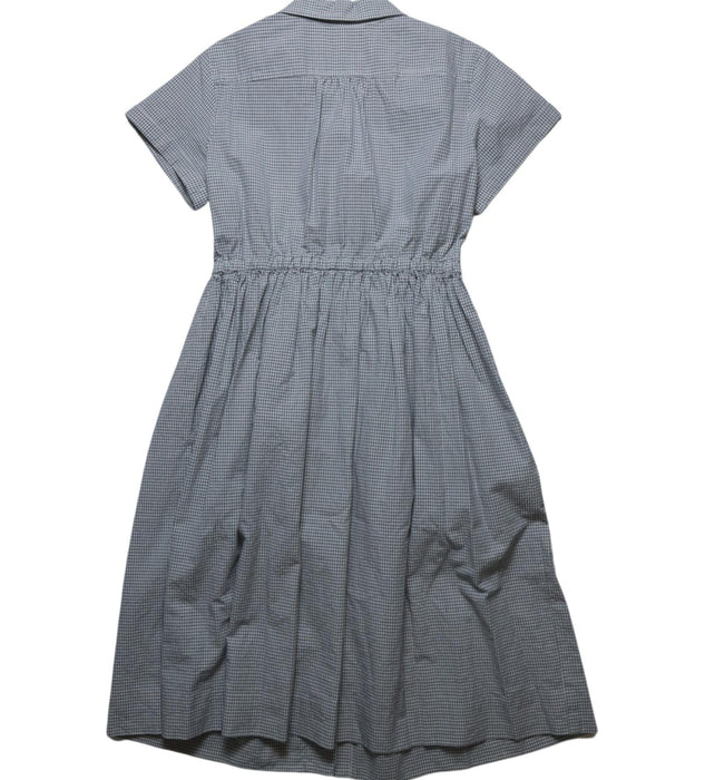 A Grey Short Sleeve Dresses from Bonpoint in size 6T for girl. (Back View)