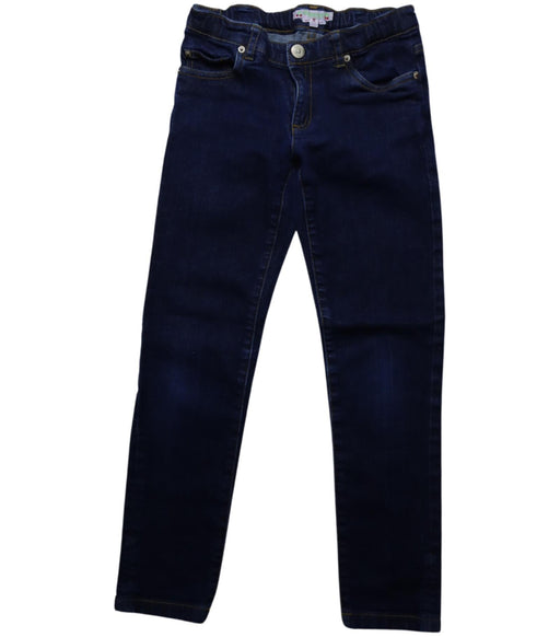 A Navy Jeans from Bonpoint in size 8Y for girl. (Front View)