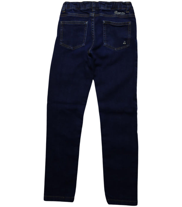 A Navy Jeans from Bonpoint in size 8Y for girl. (Back View)