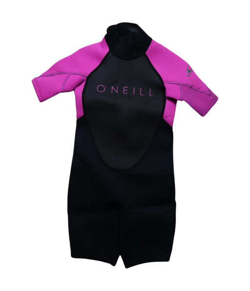 A Black Wetsuits from O'Neill in size 6T for girl. (Front View)