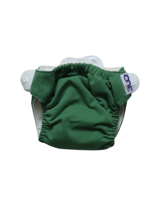 A Green Cloth Diapers from GroVia in size O/S for neutral. (Back View)