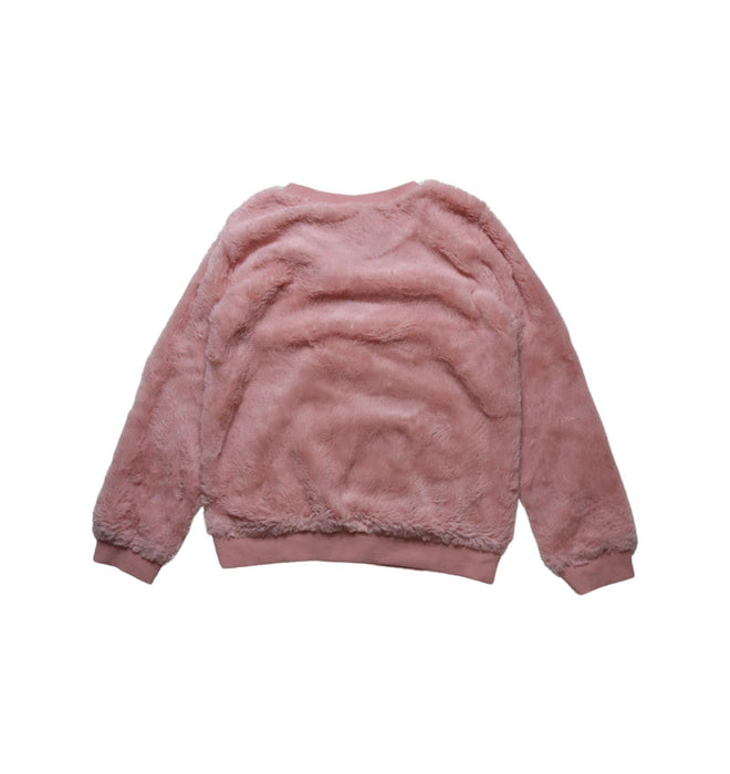 A Pink Crewneck Sweatshirts from Juicy Couture in size 6T for girl. (Back View)