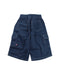 A Blue Shorts from City Threads in size 5T for boy. (Back View)