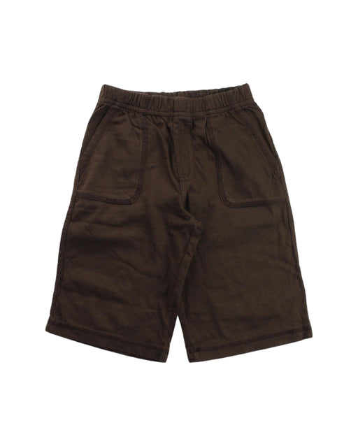 A Brown Shorts from City Threads in size 5T for boy. (Front View)
