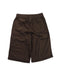 A Brown Shorts from City Threads in size 5T for boy. (Back View)