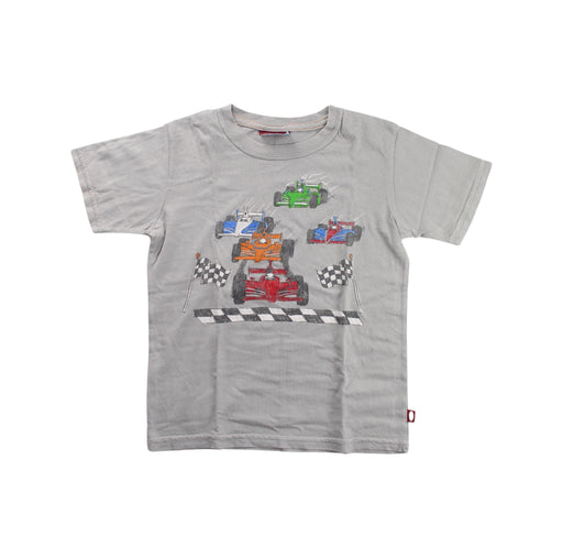 A Grey Short Sleeve T Shirts from City Threads in size 5T for boy. (Front View)