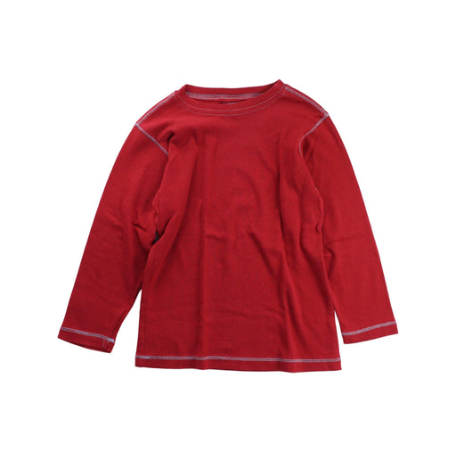 A Red Long Sleeve T Shirts from City Threads in size 4T for boy. (Front View)