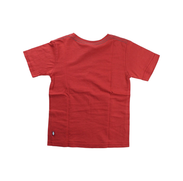 A Red Short Sleeve T Shirts from City Threads in size 4T for boy. (Back View)