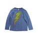 A Blue Long Sleeve T Shirts from City Threads in size 4T for boy. (Front View)