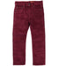 A Burgundy Casual Pants from Crewcuts in size 4T for boy. (Front View)