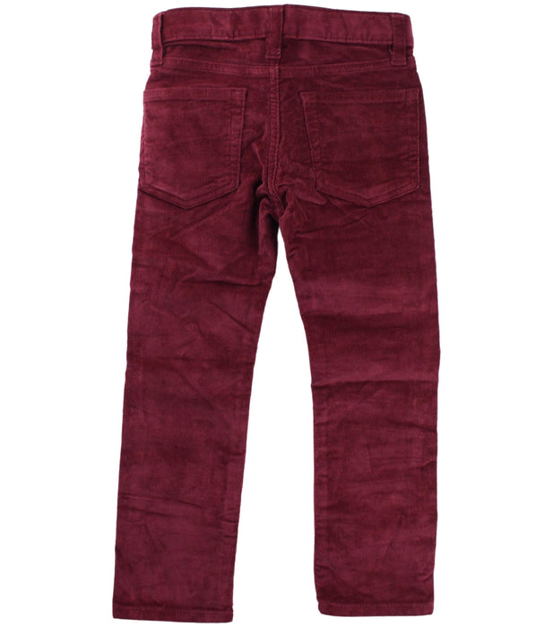 A Burgundy Casual Pants from Crewcuts in size 4T for boy. (Back View)