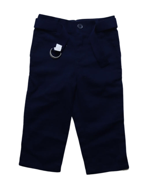 A Navy Casual Pants from Ralph Lauren in size 6-12M for girl. (Front View)