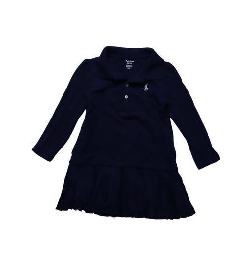 A Black Long Sleeve Dresses from Ralph Lauren in size 12-18M for girl. (Front View)