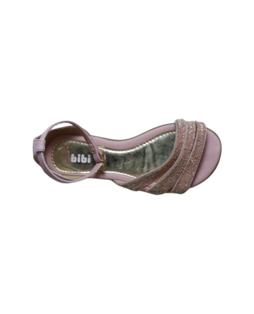 A Pink Sandals from Bibi in size 6T for girl. (Front View)