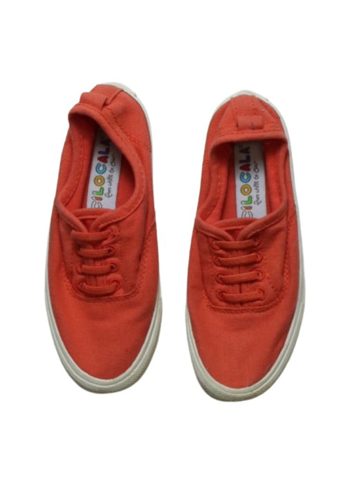 A Orange Sneakers from Cilo Cala in size 6T for girl. (Back View)