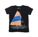 A Black Short Sleeve T Shirts from Crewcuts in size 4T for boy. (Front View)