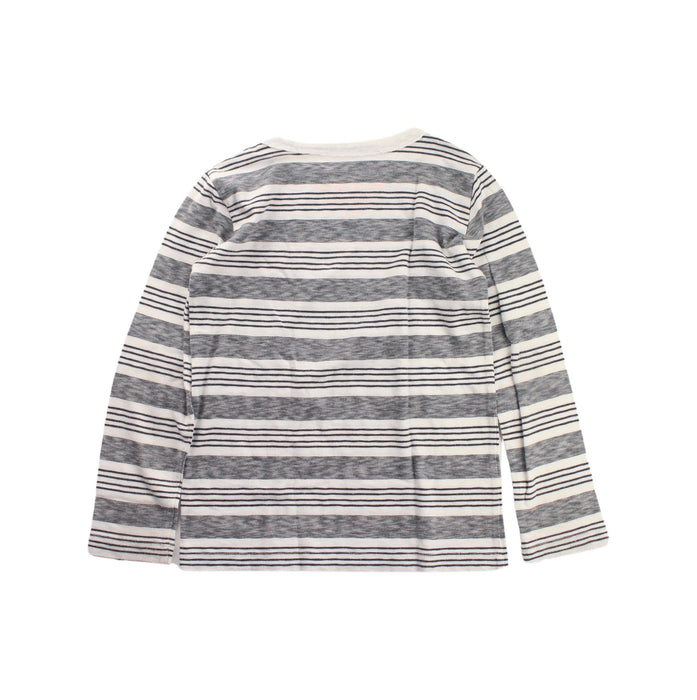 A Grey Long Sleeve T Shirts from Crewcuts in size 4T for boy. (Back View)