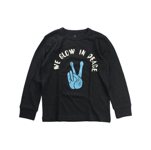 A Black Crewneck Sweatshirts from Crewcuts in size 4T for boy. (Front View)