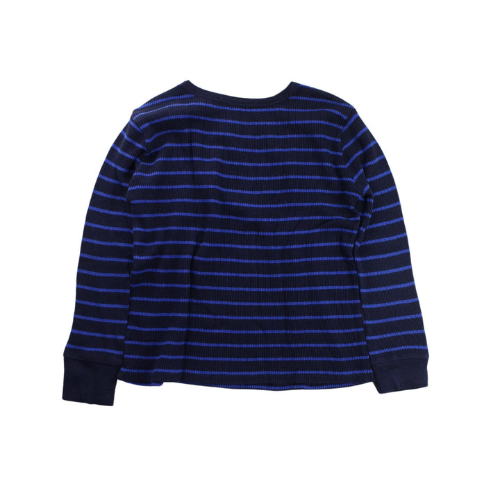 A Blue Crewneck Sweatshirts from Crewcuts in size 4T for boy. (Back View)