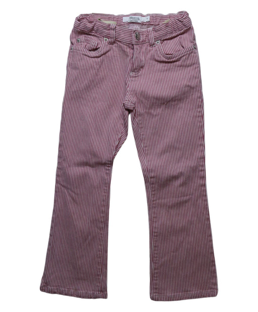 A Red Casual Pants from Bonpoint in size 6T for girl. (Front View)