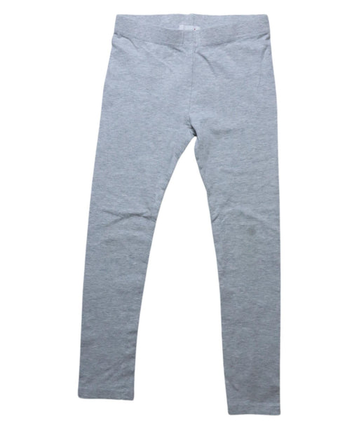A Grey Leggings from Seed in size 5T for girl. (Front View)