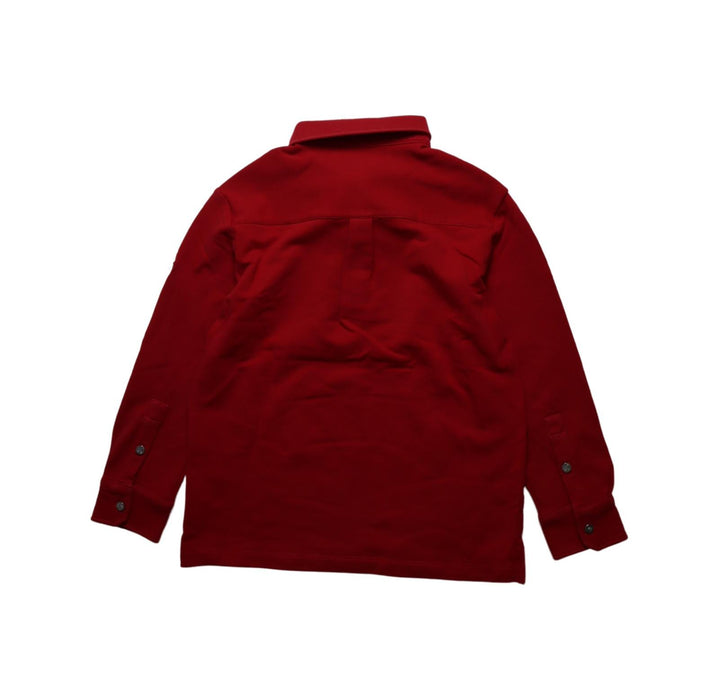 A Red Long Sleeve Polos from Nicholas & Bears in size 8Y for boy. (Back View)