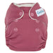 A Purple Cloth Diapers from GroVia in size Newborn for girl. (Front View)