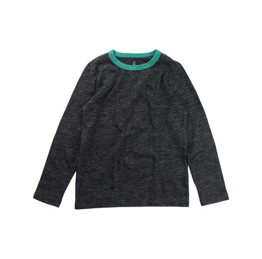 A Black Long Sleeve T Shirts from Crewcuts in size 4T for boy. (Front View)