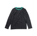 A Black Long Sleeve T Shirts from Crewcuts in size 4T for boy. (Front View)