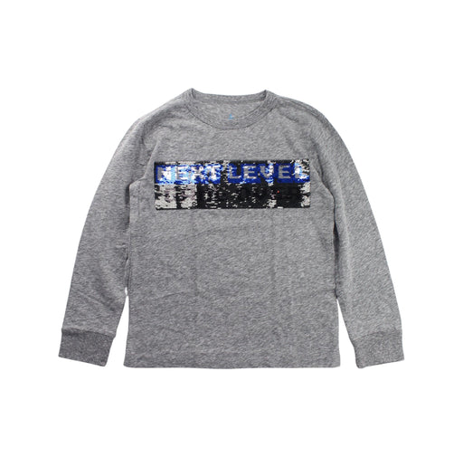 A Grey Crewneck Sweatshirts from Crewcuts in size 4T for boy. (Front View)