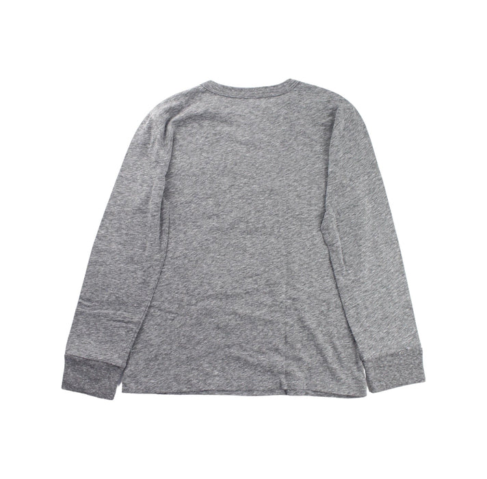 A Grey Crewneck Sweatshirts from Crewcuts in size 4T for boy. (Back View)
