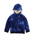 A Blue Zippered Sweatshirts from Lands' End in size 4T for boy. (Front View)