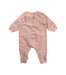 A Pink Long Sleeve Jumpsuits from Bonton in size 2T for girl. (Back View)