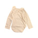 A Beige Long Sleeve Bodysuits from Buho in size 2T for girl. (Back View)
