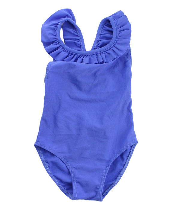 A Blue Swimsuits from Canopea in size 2T for girl. (Front View)