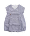 A Blue Short Sleeve Bodysuits from Bout'Chou in size 3-6M for girl. (Front View)