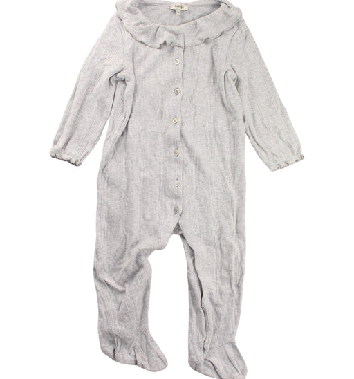 A Grey Onesies from Natalys in size 12-18M for girl. (Front View)