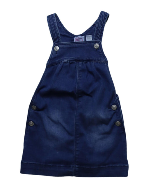 A Navy Overall Dresses from Chicco in size 12-18M for girl. (Front View)