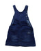 A Navy Overall Dresses from Chicco in size 12-18M for girl. (Back View)